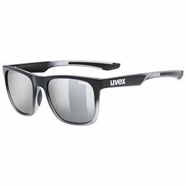 Okulary przeciwsłoneczne Uvex LGL 42 Black Transparent/Mirror Silver (2916)