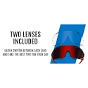 Okulary sportowe Tifosi  Rail Race Satin Vapor Clarion Red/Clear