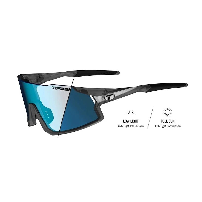 Okulary sportowe Tifosi  Stash Matte Smoke Clarion Blue Fototec
