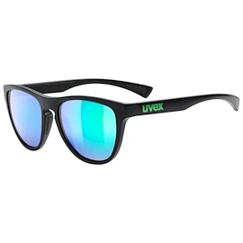 Okulary sportowe Uvex Esntl Spirit Black Matt/Mir. Green (S5330622216)
