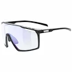 Okulary sportowe Uvex  MTN Perform V Black Mat/LTM.Blue