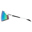 Okulary sportowe Uvex  Pace Perform S Cv White Matt/Mir. Green (S5330518885)