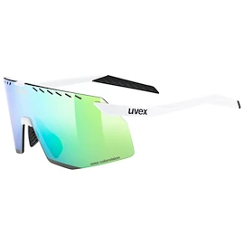Okulary sportowe Uvex Pace Stage Cv White Matt/Mir. Green (S5330528886)