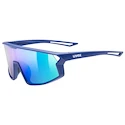 Okulary sportowe Uvex  Skyryse Jr. Blue Matt/Mir Green (S5330764416)