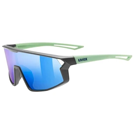 Okulary sportowe Uvex Skyryse Jr. Grey-Green Matt/Mir.Blue (S5330765716)