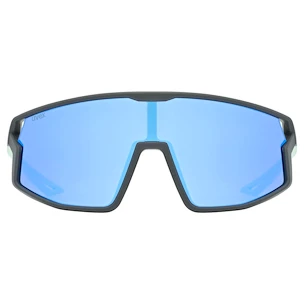 Okulary sportowe Uvex  Skyryse Jr. Grey-Green Matt/Mir.Blue (S5330765716)