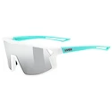 Okulary sportowe Uvex  Skyryse Jr. White-Green/Mir.Silver (S5330768716)