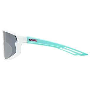 Okulary sportowe Uvex  Skyryse Jr. White-Green/Mir.Silver (S5330768716)