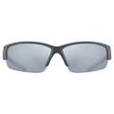 Okulary sportowe Uvex Sportstyle 215 Grey Mat/Litemirror Silver (Cat. 3)