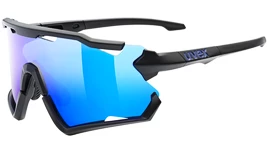 Okulary sportowe Uvex Sportstyle 228 Black Mat/Mirror Blue (Cat. 2)