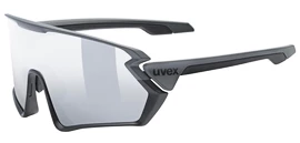 Okulary sportowe Uvex Sportstyle 231 Grey Black Mat/Mirror Silver (Cat. 2)