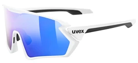 Okulary sportowe Uvex Sportstyle 231 White Mat/Mirror Blue (Cat. 2)