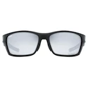 Okulary sportowe Uvex  Sportstyle 232 P Black Mat / Polavision Mirror Silver (Cat. 3)