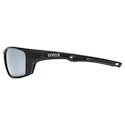Okulary sportowe Uvex  Sportstyle 232 P Black Mat / Polavision Mirror Silver (Cat. 3)