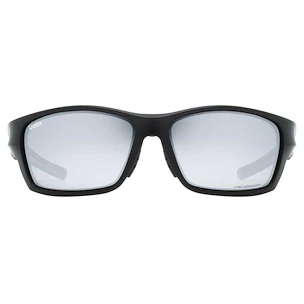 Okulary sportowe Uvex  Sportstyle 232 P Black Mat / Polavision Mirror Silver (Cat. 3)