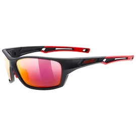Okulary sportowe Uvex Sportstyle 232 P MAT Black/Red