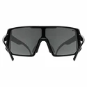 Okulary sportowe Uvex  Sportstyle 235 Black/Mirror Silver (Cat. 3)