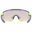 Okulary sportowe Uvex  Sportstyle 236 Set Black Lime Mat/Mirror Yellow (Cat. 2) + Clear (Cat. 0)