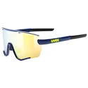 Okulary sportowe Uvex  Sportstyle 236 Set Blue Matt / Mir.Yellow Cat. 2 + Cat. 0 (S5330044416)