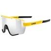 Okulary sportowe Uvex  Sportstyle 236 Set Sunbee-Black Mat/Mir.Silver Cat. 3 + Cat. 0 (S5330046216)
