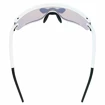 Okulary sportowe Uvex  Sportstyle 236 Small Set White Mat/Mirror Red (Cat. 2) + Clear (CAT. 0)