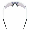 Okulary sportowe Uvex  Sportstyle 236 Small Set White Mat/Mirror Red (Cat. 2) + Clear (CAT. 0)