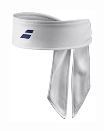 Opaska na głowę Babolat Tie Headband White/Sodalite Blue