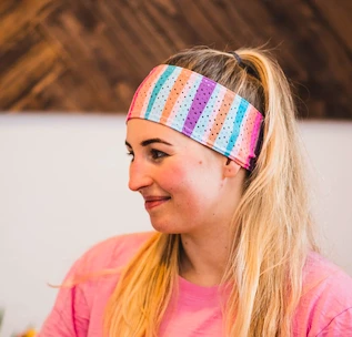 Opaska na głowę Bjež®  Drop Jillian Stripes