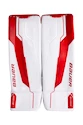 Parkany bramkarskie Bauer Supreme Shadow White/Red Senior