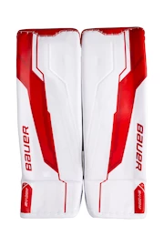 Parkany bramkarskie Bauer Supreme Shadow White/Red Senior