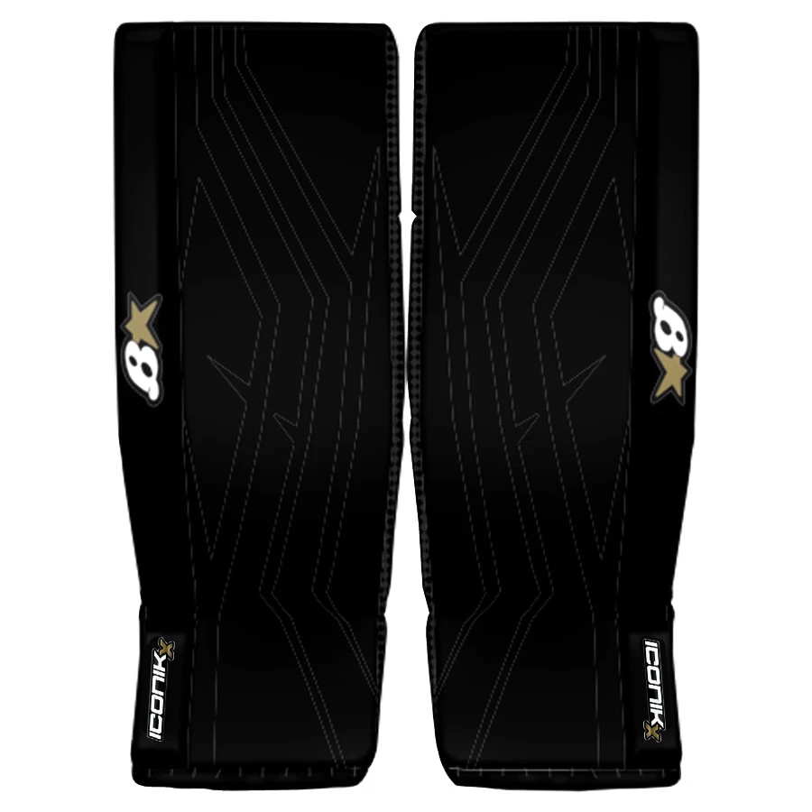 Parkany bramkarskie BRIAN'S Iconik X Black Junior 29 + 1 cal