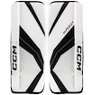 Parkany bramkarskie CCM YTflex 3 White/White/Black/Black Youth 20 cali