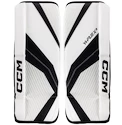 Parkany bramkarskie CCM YTflex 3 White/White/Black/Black Youth 20 cali