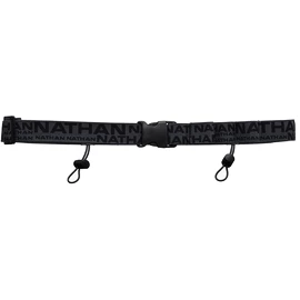 Pas do biegania Nathan Race Number Nutrition Waistbelt Black/Refletive