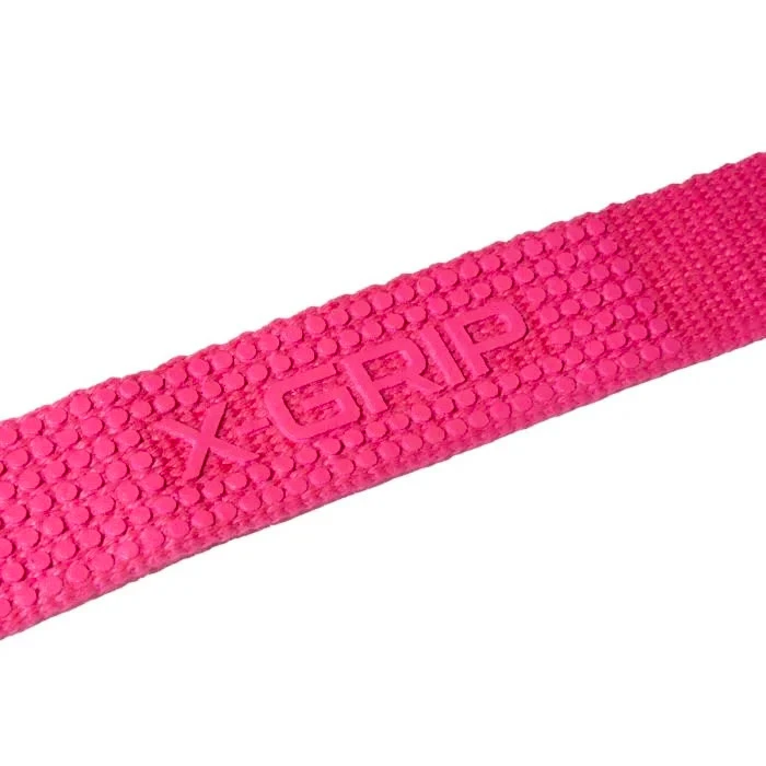 Paski do podnoszenia ciężarów GymBeam  X-Grip Pink