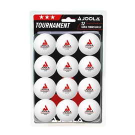 Piłki Joola Tournament *** 40+ White 12 Pack