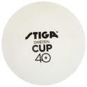 Piłki Stiga  Cup 40+ ABS White