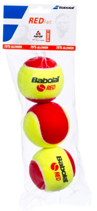Piłki tenisowe dla dzieci Babolat  Red Felt X3
