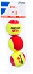 Piłki tenisowe dla dzieci Babolat  Red Felt X3