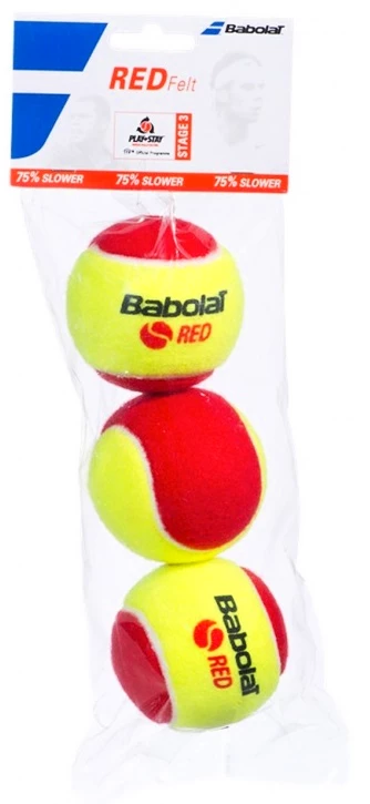 Piłki tenisowe dla dzieci Babolat  Red Felt X3