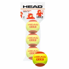 Piłki tenisowe dla dzieci Head T.I.P. Red (3ks) - 5-8 let