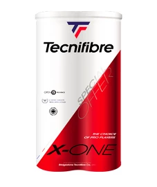 Piłki tenisowe Tecnifibre X-One Bipack (2x4 szt)