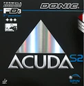 Pokrycie Donic  - Acuda S2  Czarny, 2,0 mm