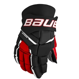 Rękawice hokejowe Bauer Supreme M3 Black/Red Intermediate