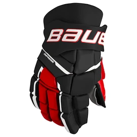 Rękawice hokejowe Bauer Supreme M3 Black/Red Intermediate