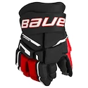 Rękawice hokejowe Bauer Supreme M3 Black/Red Junior