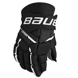 Rękawice hokejowe Bauer Supreme M3 Black/White Intermediate
