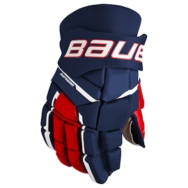 Rękawice hokejowe Bauer Supreme M3 Navy/Red/White Senior