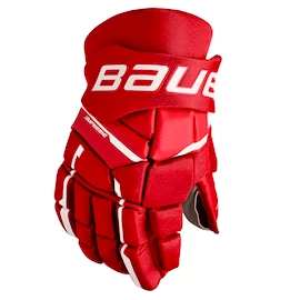 Rękawice hokejowe Bauer Supreme M3 Red Intermediate