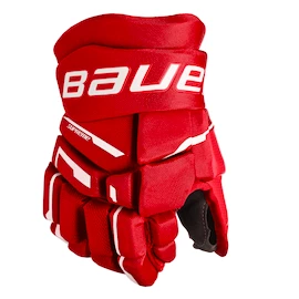 Rękawice hokejowe Bauer Supreme M3 Red Junior